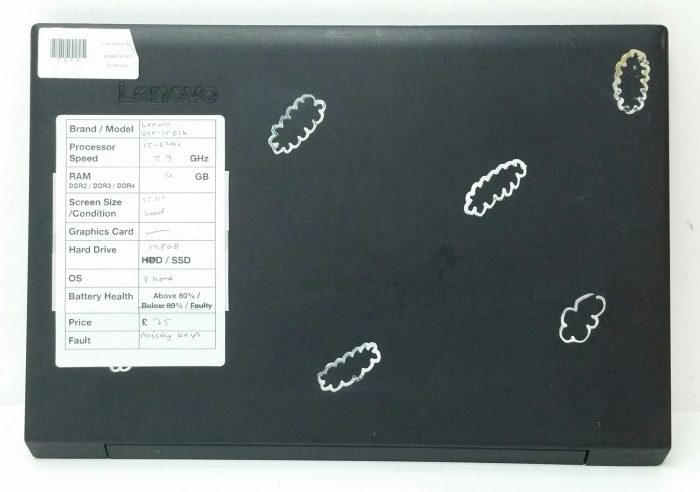 Lenovo V110-15ISK 80TL - i5-6200U 2.3GHz - 4GB Ram - 15.6" - 128GB SSD - Windows 11 Home - Image 2