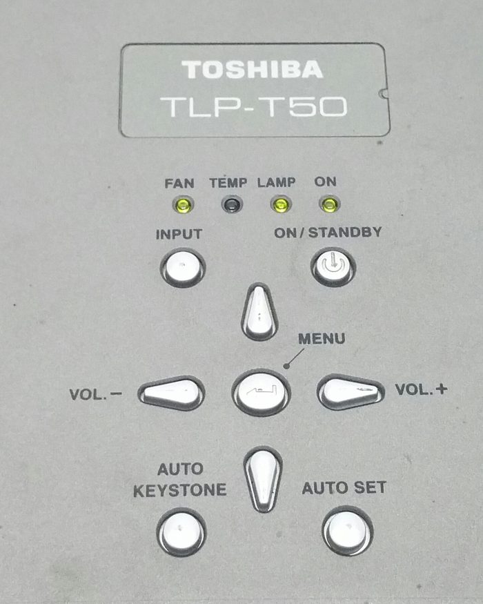 Toshiba TLP-T50 VGA LCD Projector 1175 Lamp Hours Used - Image 7
