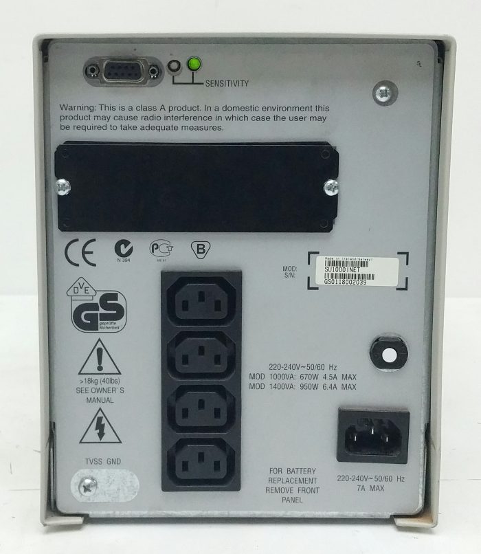 APC Smart-UPS 1000 SU1000NET Uninterruptible Power Supply (UPS) - Image 4