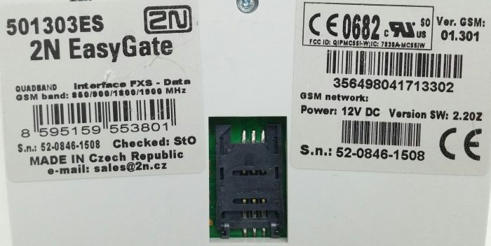2N EasyGate 501303ES Interface FXS - Data - GSM Cellular Terminal - Image 3