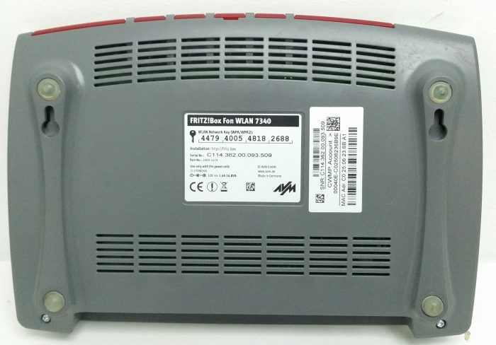 Fritz Box Fon WLAB 7340 VDSL Modem Router - Image 3