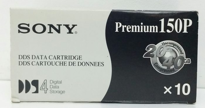 Sony Premium150P DGD150P DDS Data Cartridge - Media Recognition System - x10 Pack - Image 2