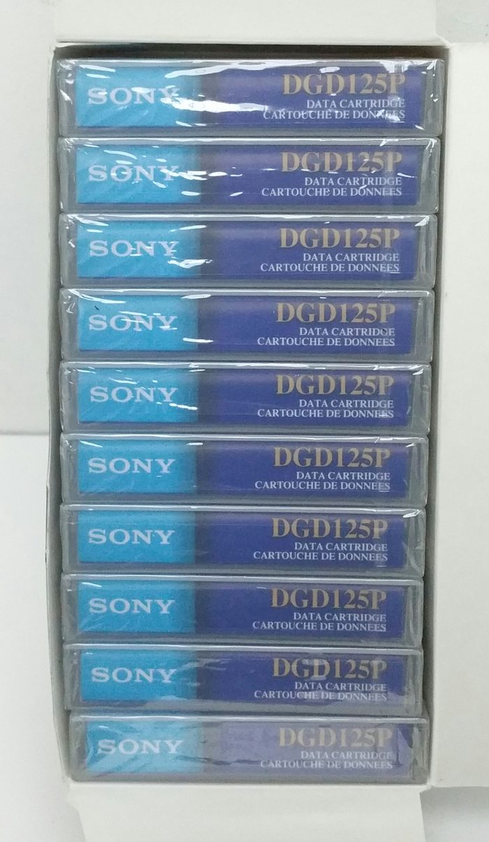 Sony Premium125P DGD125P DDS Data Cartridge - Media Recognition System - x10 Pack - Image 4