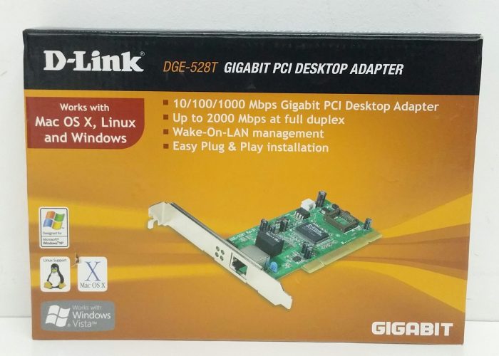 D-Link DGE-528T Gigabit PCI Desktop Adapter - Image 2