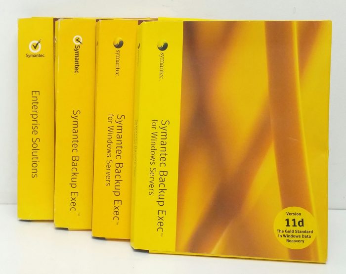 Joblot 4x Symantec Backup Exec & Enterprise Solutions Software - Image 2