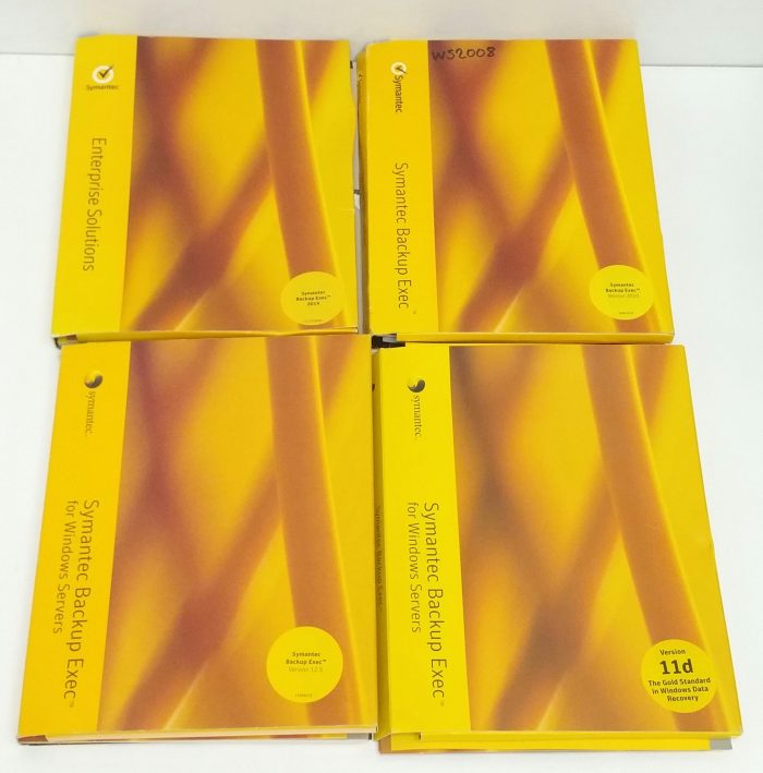 Joblot 4x Symantec Backup Exec & Enterprise Solutions Software - Image 5