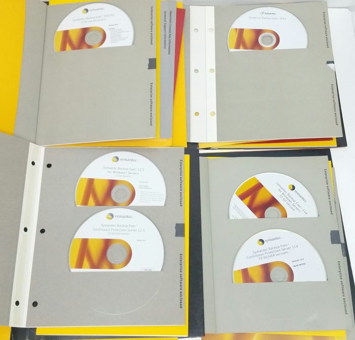 Joblot 4x Symantec Backup Exec & Enterprise Solutions Software - Image 4