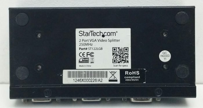Startech.com ST122LGB 2 Port VGA Video Splitter - Image 3