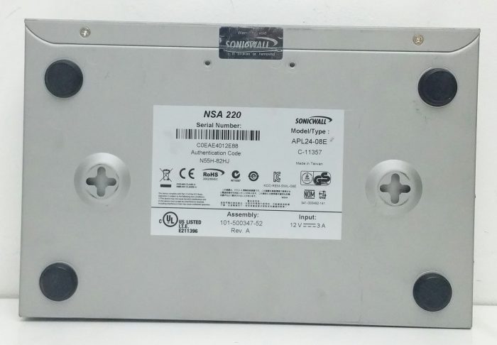 SonicWall NSA 220 APL24-08E Firewall Network Security Appliance - Image 3