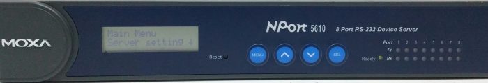 Moxa NPort 5610-8 8 Port RS-232 Device Server With Bracket Ears - Image 5