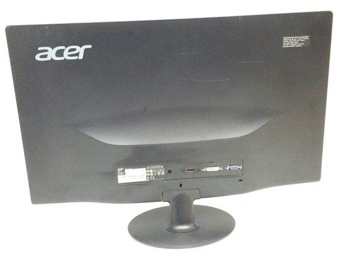 Acer S240HL 24" HDMI DVI VGA LCD Widescreen Monitor - Image 4