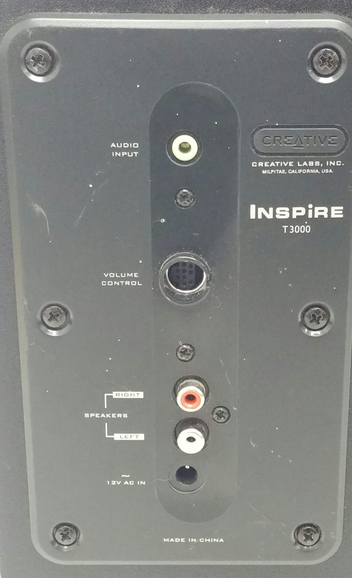 Creative Labs Inspire T3000 Subwoofer & 2 Desktop Multimedia Speaker System - Image 3
