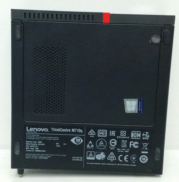Lenovo ThinkCenter M710q 001WUK - i5-7400T 2.4GHz - 8GB - 128GB SSD - Windows 11 Pro All In One - Image 4