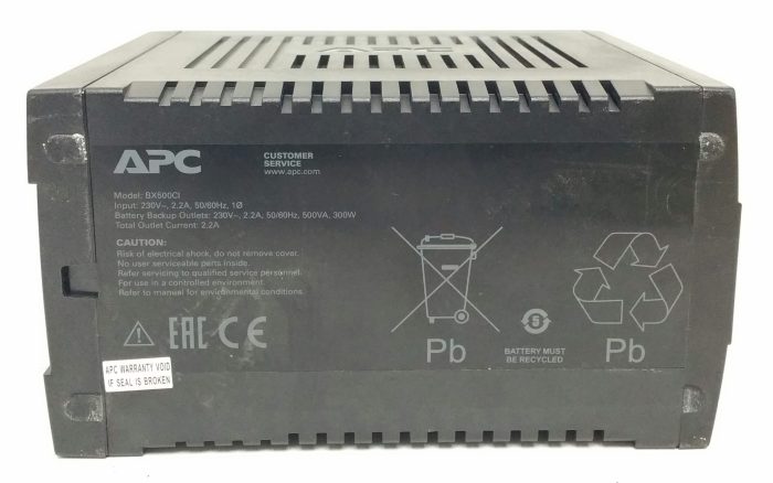 APC Back-UPS 500 BX500CI Uninterruptible Power Supply (UPS) - Image 3