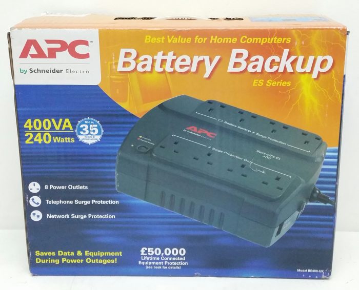 APC Back-UPS ES 400 BE400-UK Uninterruptible Power Supply UPS - Image 2