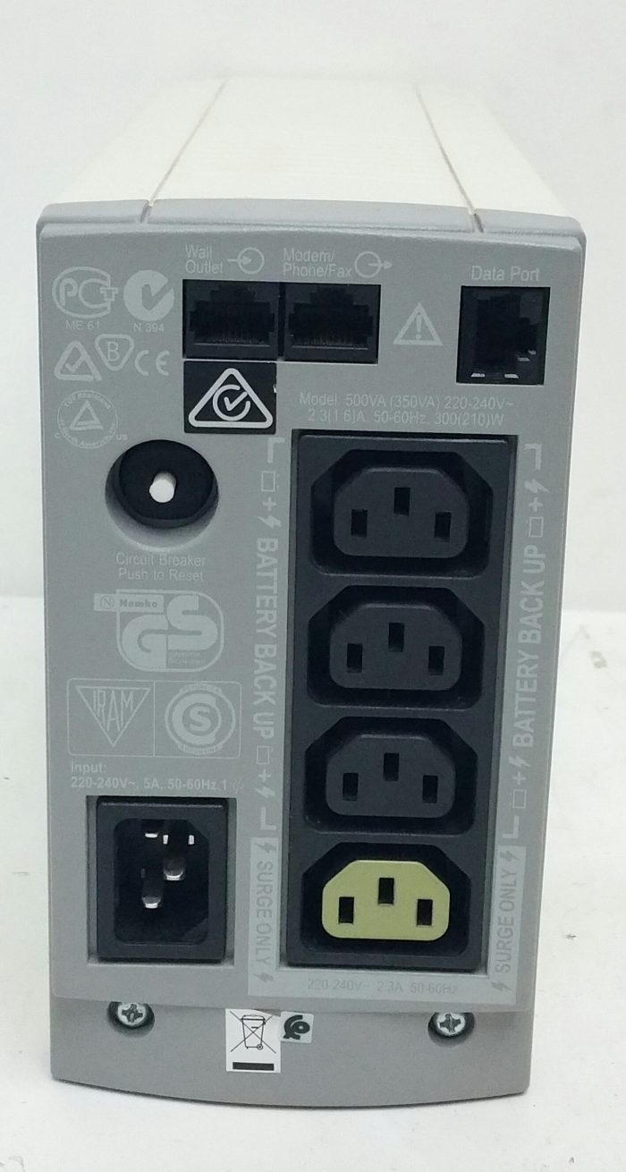 APC Back-UPS CS 350 BK350EI Uninterruptible Power Supply (UPS) - Image 3
