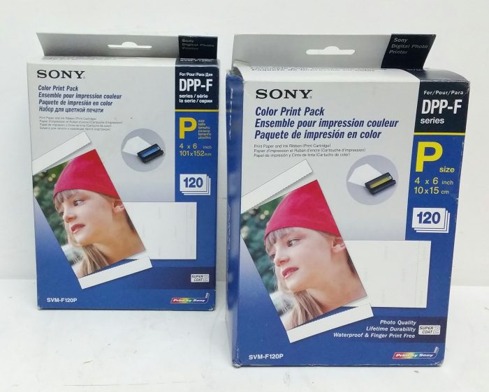 Sony DPP-F Series Color Print Pack SVM-F120P 40X3 & 60x2 Digital Photo Printer Paper - Job Lot - Image 2
