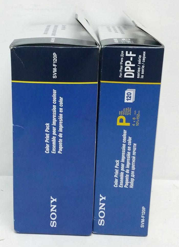 Sony DPP-F Series Color Print Pack SVM-F120P 40X3 & 60x2 Digital Photo Printer Paper - Job Lot - Image 5