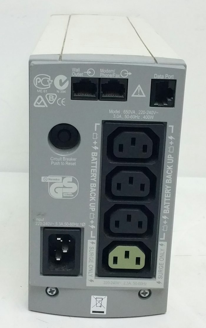 APC Back-UPS CS 650 BK650EI Uninterruptible Power Supply UPS - Image 5