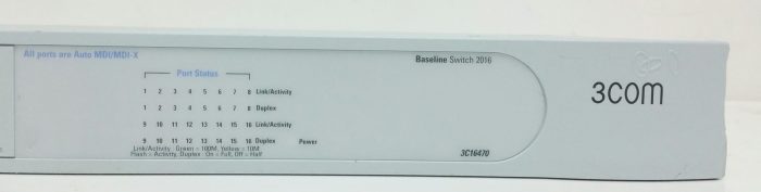 3Com 3C16470 16 Port Baseline Switch 2016 - Image 6