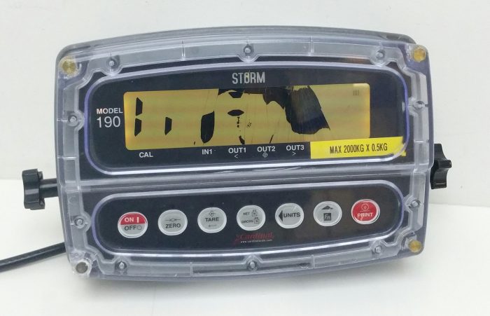 Storm 190EU 2000KG x 0.5KG Max Cardinal Scale - Image 2