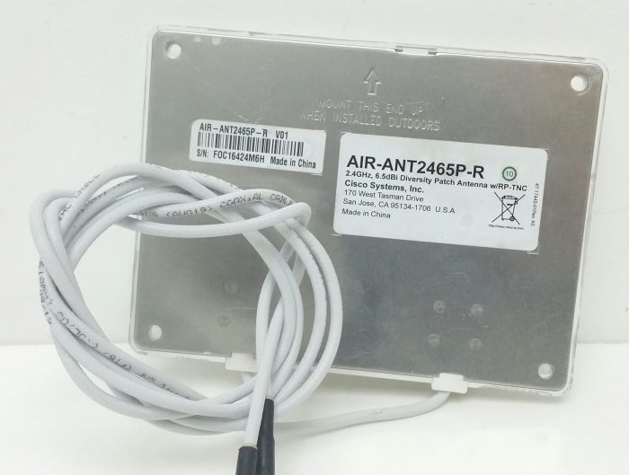 Cisco AIR-ANT2465P-R 2.4GHz 6.5dBi Diversity Patch Antenna w/RP-TNC - Image 3