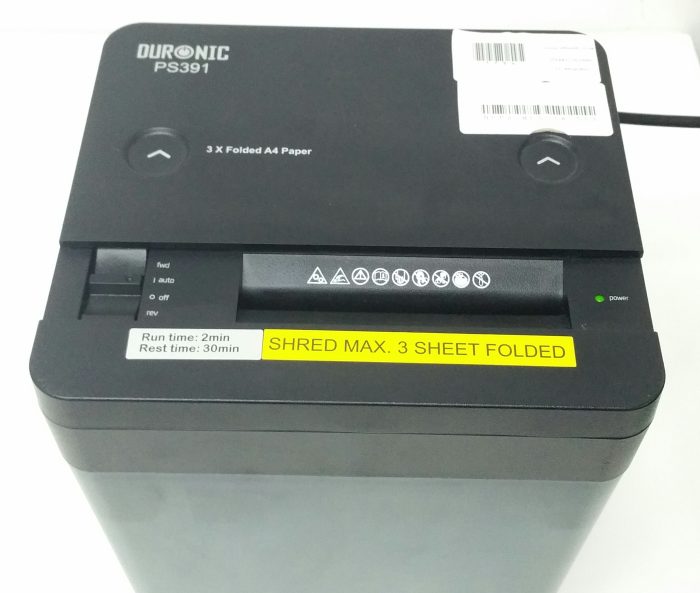 Duronic PS391 Micro Cut Paper Shredder - Image 5