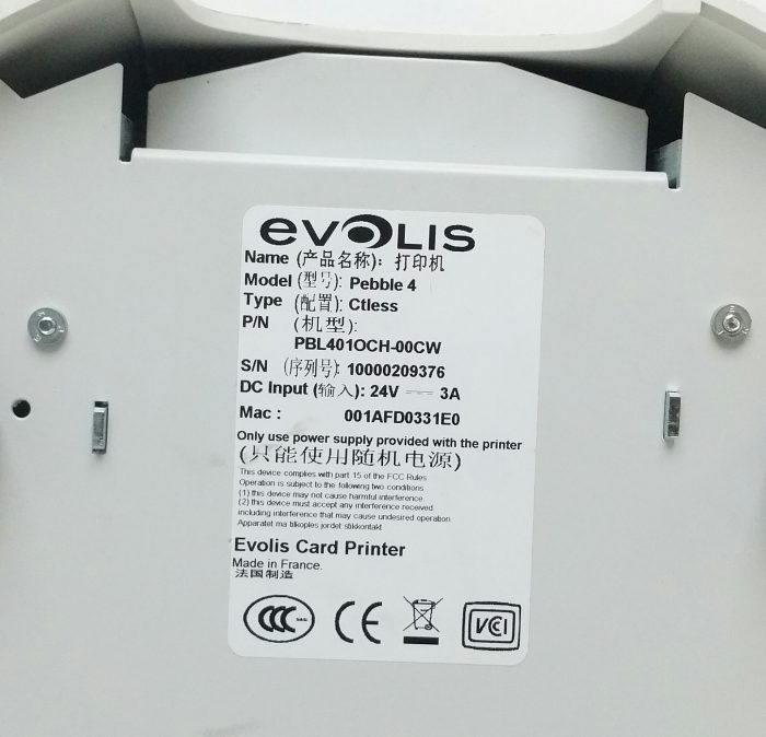 Evolis Pebble 4 Color ID Badge Printer - Image 3