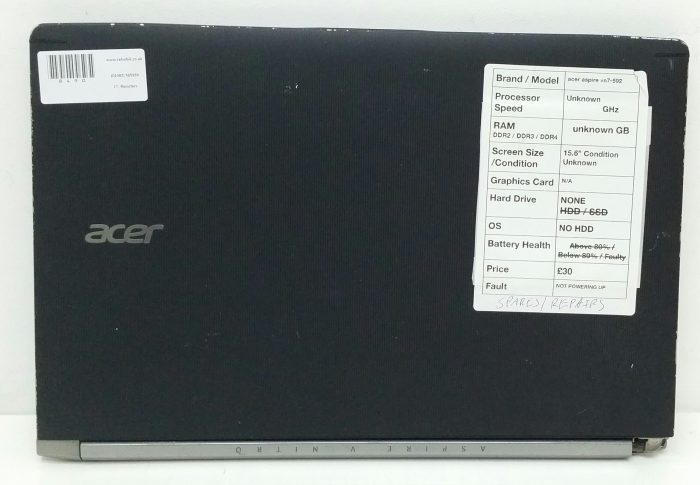 Acer Aspire VN7-592 - 15.6" Laptop - No HDD - Image 3