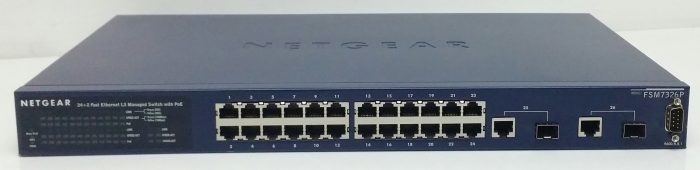 Netgear FSM7326P 24+2 Port 10/100 Mbps L3 Ethernet Switch with PoE - Image 2