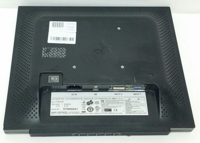 Sharp LL-173G-B 17" DVI VGA LCD Monitor - Image 4