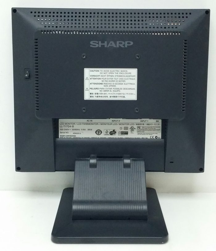 Sharp LL-T17D4-B 17" DVI VGA LCD Monitor - Image 4