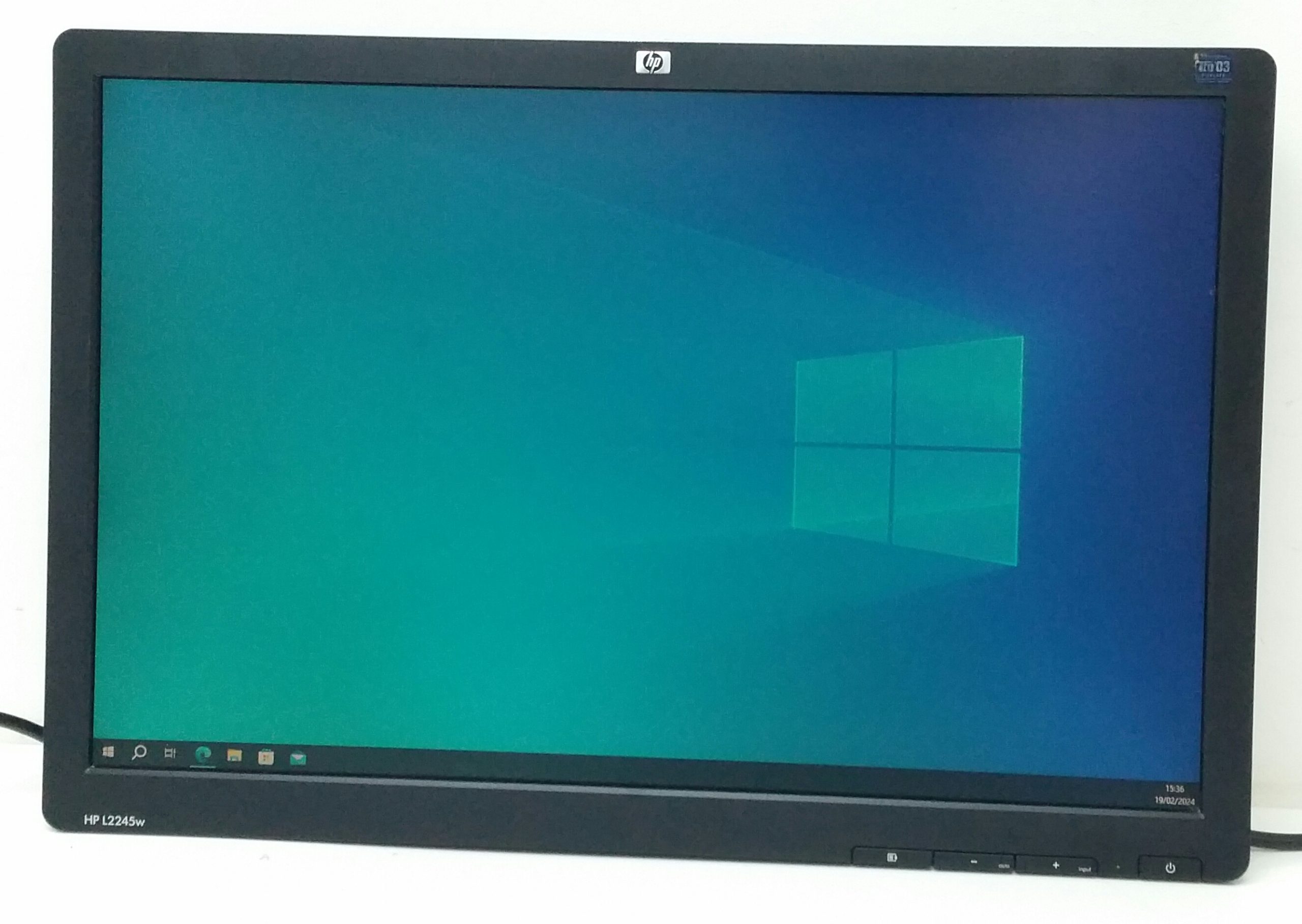 20240219_153652-1 HP HSTND-2371-B 22" DVI VGA LCD Color Monitor - Image 1