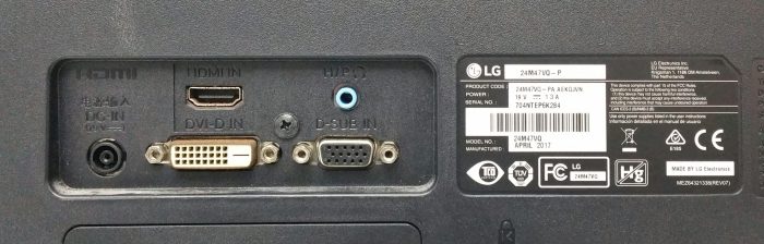LG 24M47VQ-P 24" HDMI DVI VGA LCD Monitor - Image 3