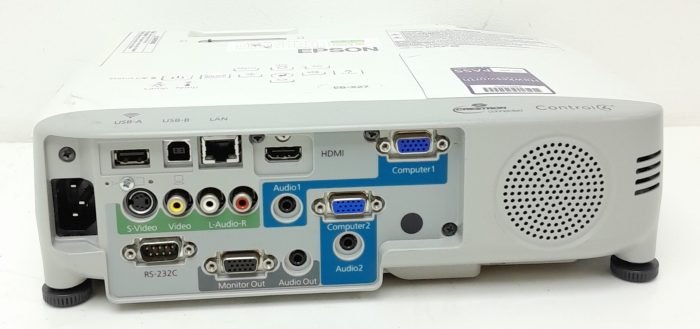 Epson H692B EB-X27 HDMI VGA LCD Projector 1224 Lamp Hours Used - Image 4