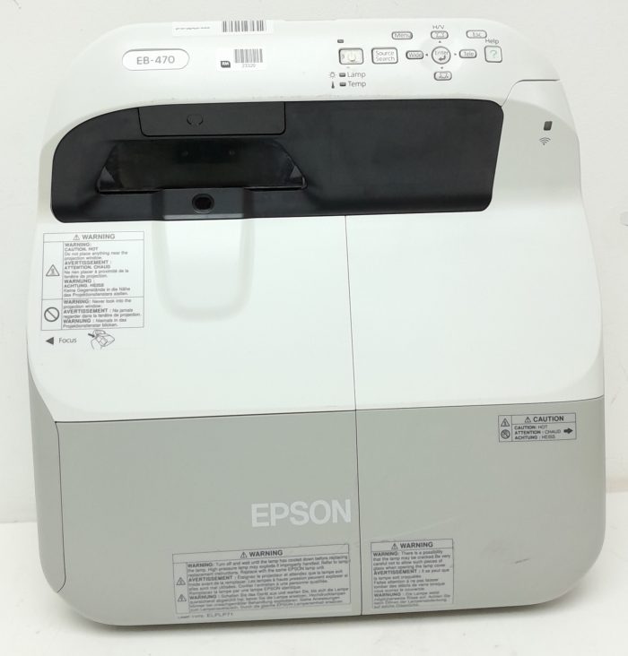 Epson EB-470 H456B HDMI VGA LCD Projector 1744 Lamp Hours Used - Image 8
