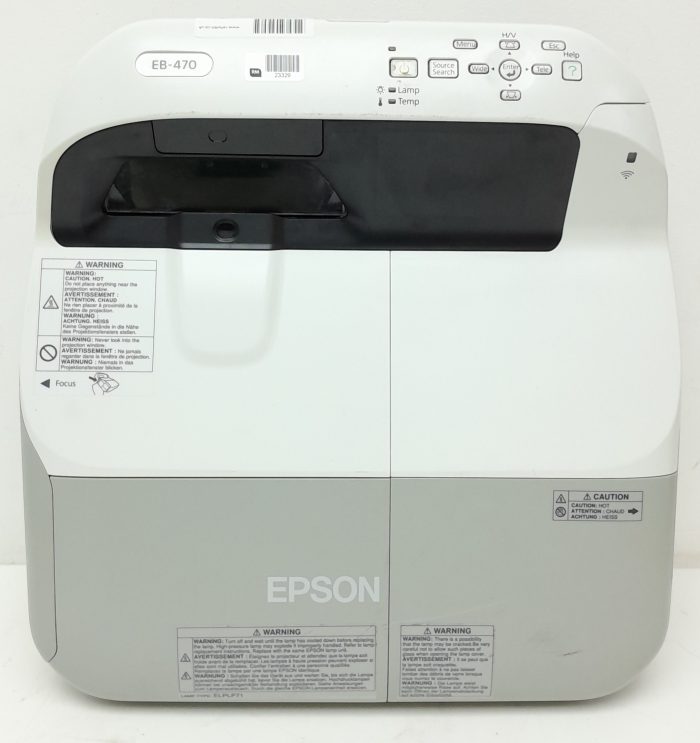 Epson EB-470 H456B HDMI VGA LCD Projector 1744 Lamp Hours Used - Image 7