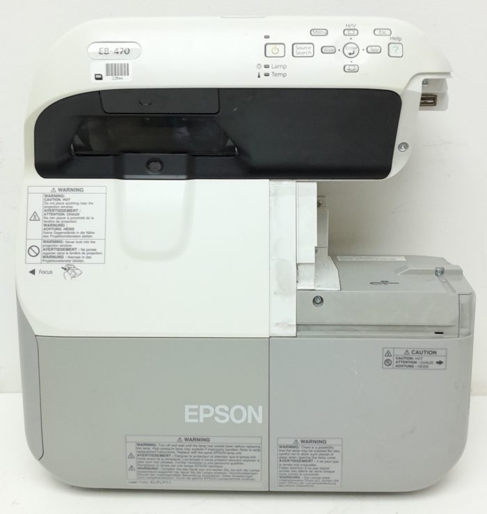 Epson EB-470 H456B HDMI VGA LCD Projector 1085 Lamp Hours Used - Image 6