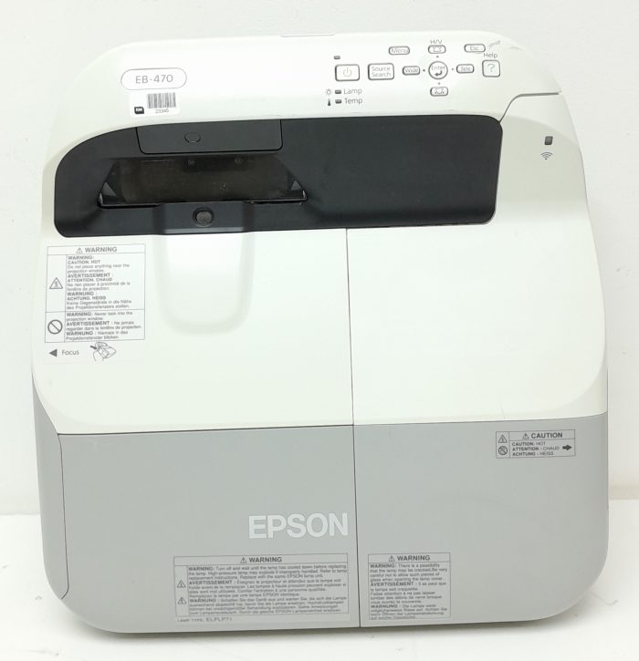 Epson EB-470 H456B HDMI VGA LCD Projector 2370 Lamp Hours Used - Image 6
