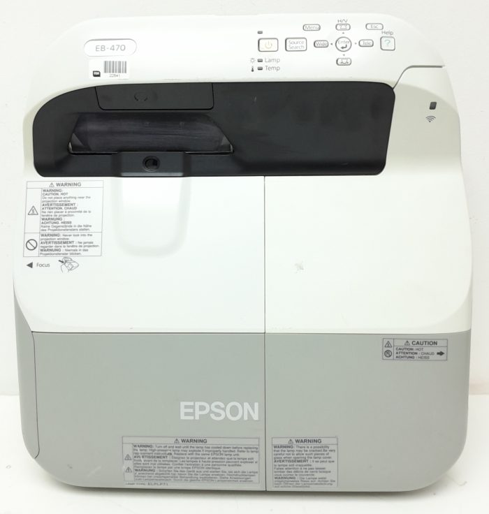 Epson EB-470 H456B HDMI VGA LCD Projector 232 Lamp Hours Used - Image 6