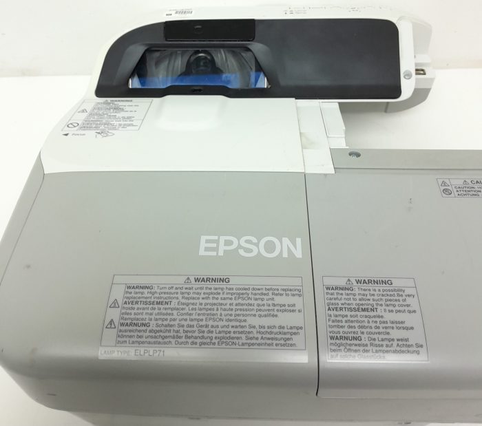 Epson EB-470 H456B HDMI VGA LCD Projector 2988 Lamp Hours Used - Image 5