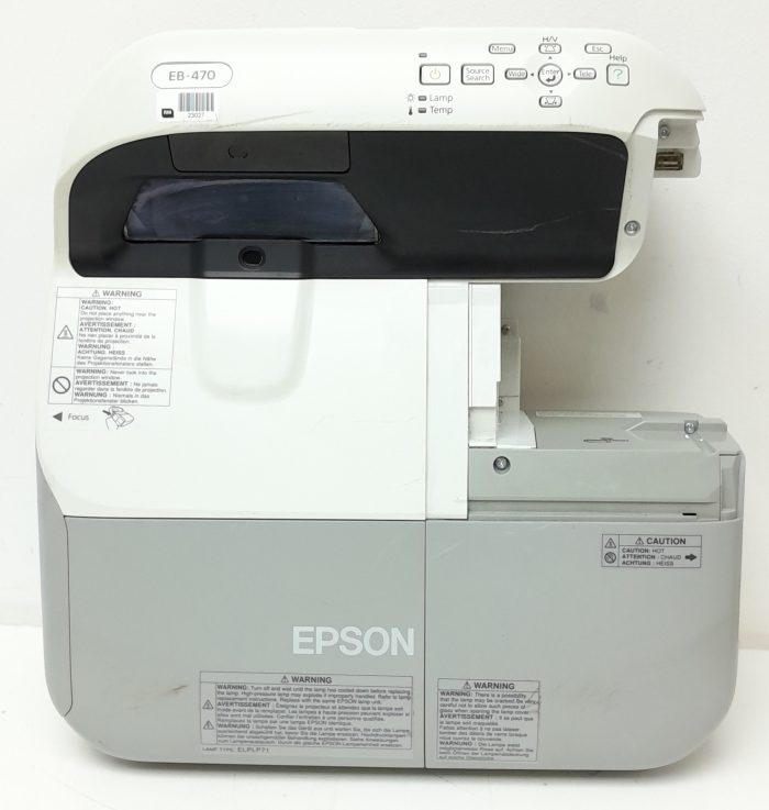 Epson EB-470 H456B HDMI VGA LCD Projector 405 Lamp Hours Used - Image 6