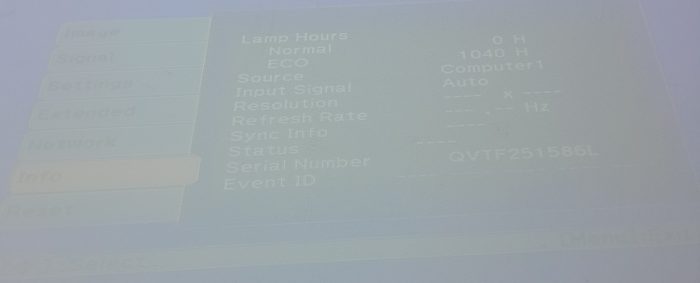 Epson EB-470 H456B HDMI VGA LCD Projector 1040 Lamp Hours Used - Image 2