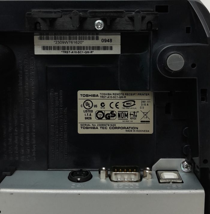 Toshiba TRST-A10-SC1-QM-R Remote Receipt Printer - Image 3