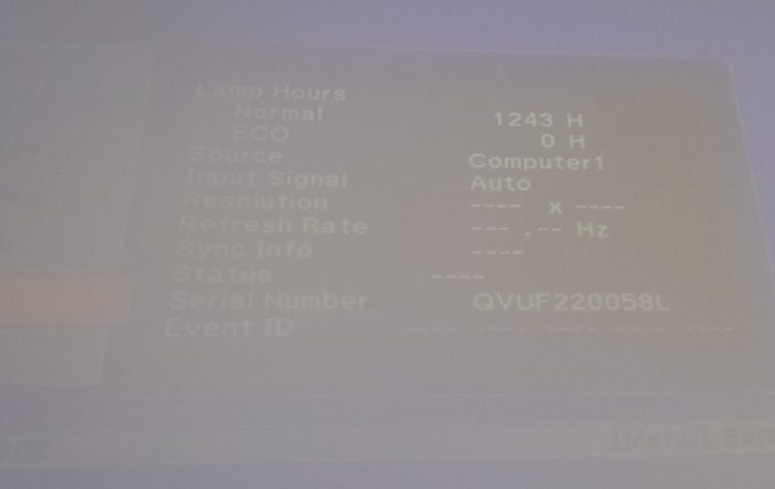 Epson EB-470 H456B HDMI VGA LCD Projector 1243 Lamp Hours Used - Image 2