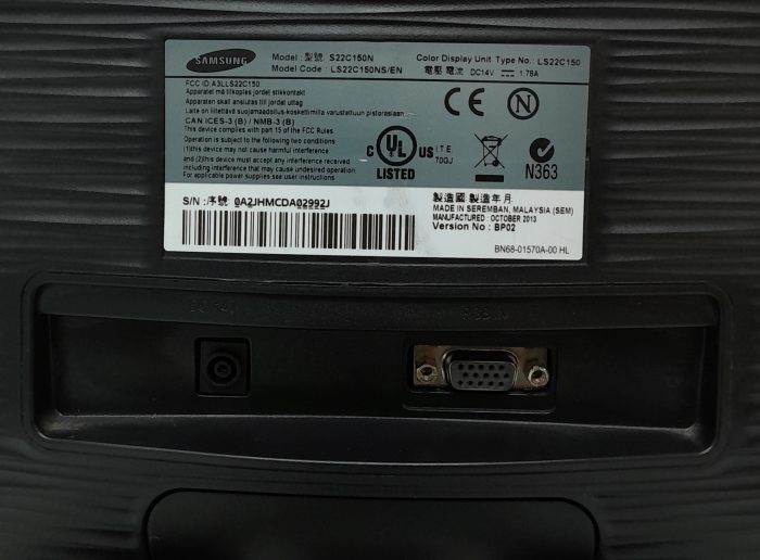 Samsung S22C150 S22C150N 21.5" VGA Color Display Monitor - Image 5