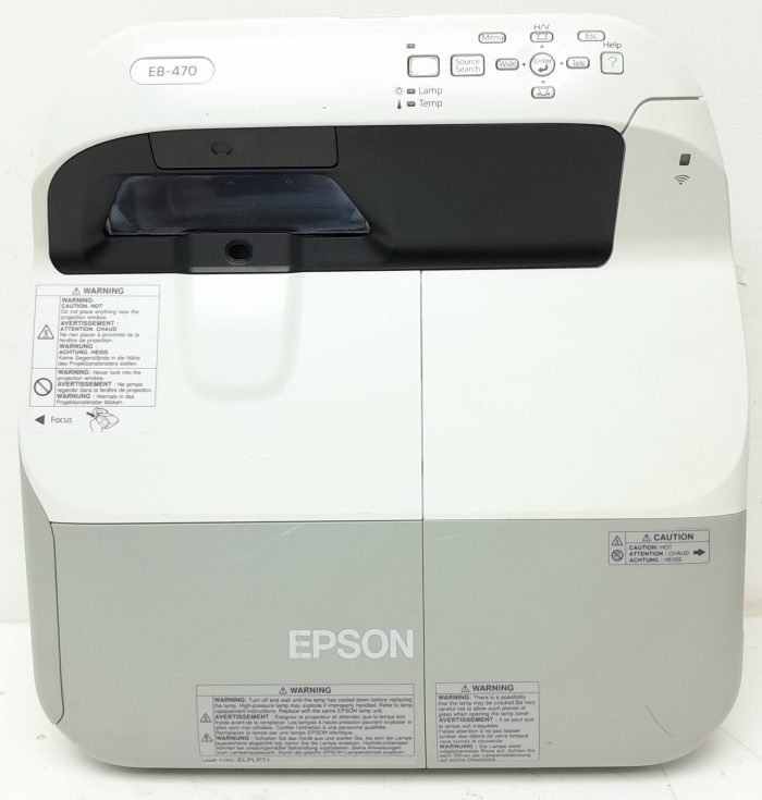 Epson EB-470 H456B HDMI VGA LCD Projector 1034 Lamp Hours Used - Image 6