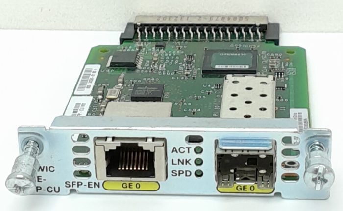 Cisco EHWIC-1GE-SFP-CU V01 Interface Card - Image 2