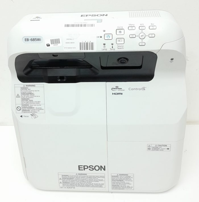 Epson EB-685Wi H741B HDMI VGA Projector 3530 Lamp Hours Used - Image 4