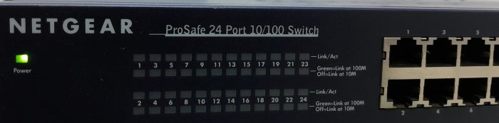 Netgear JFS524 Prosafe 24-Port 10/100 Fast Ethernet Switch - Image 5